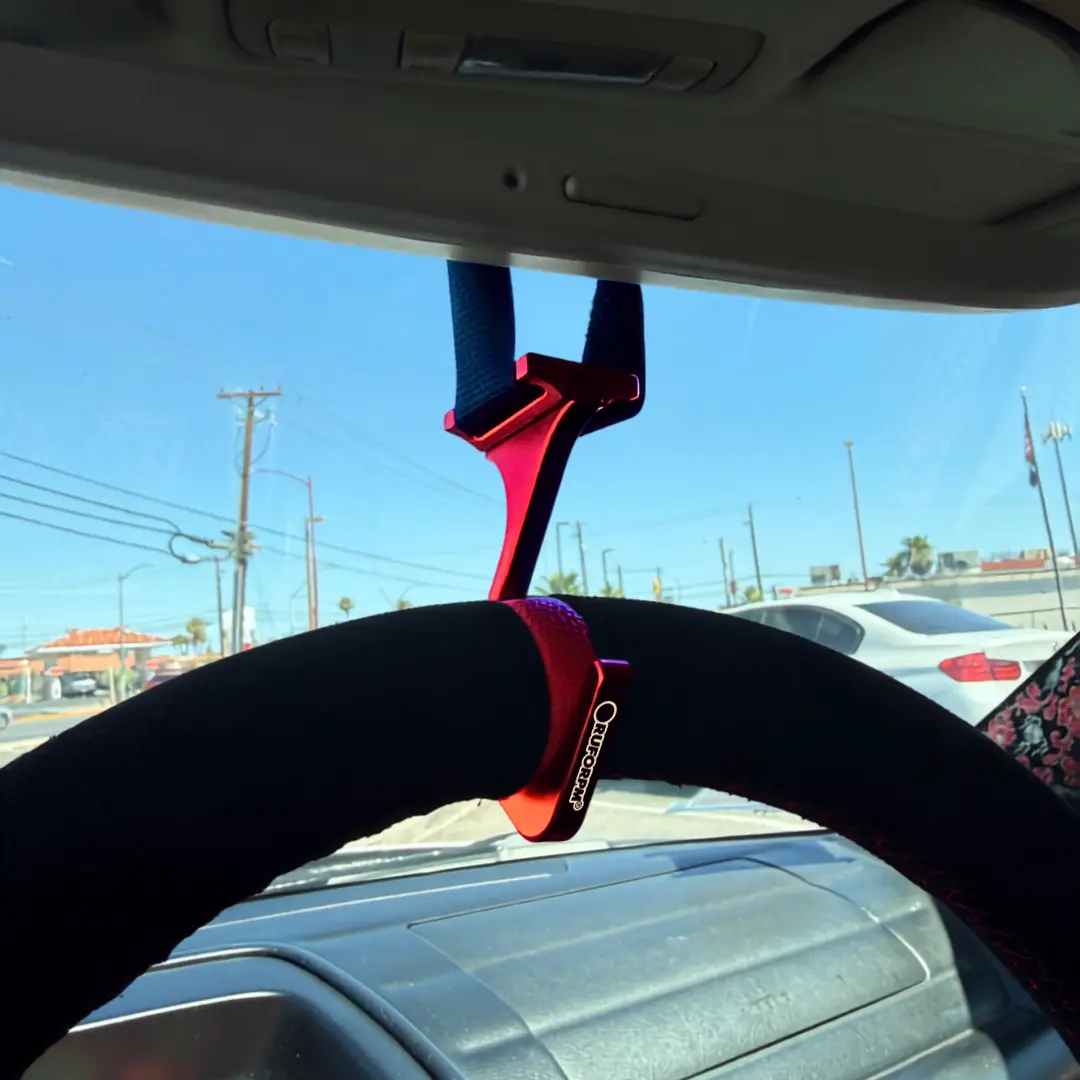 RufoRPM® Steering Wheel Hanger Hook | Roll Cage & Mirror Mount