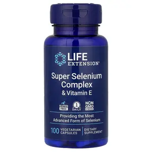 Life Extension Super Selenium Complex & Vitamin E, 100 Vegetarian Capsules