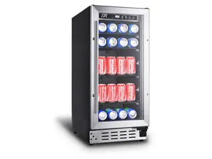 SPT BC-92USA 12 oz 92 Can Under Counter Beverage Cooler, Black
