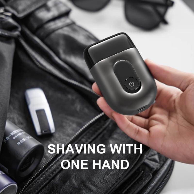 [TikTokShopStockUp]Upgraded Mini Electric Razor, Electric Shaver for Men,Women,Upgraded Foil Shaver with 3 Blade Heads IPX7 Waterproof Wet/Dry LED Display USB Type C Rechargeable FathersDayGift Flexible Floating