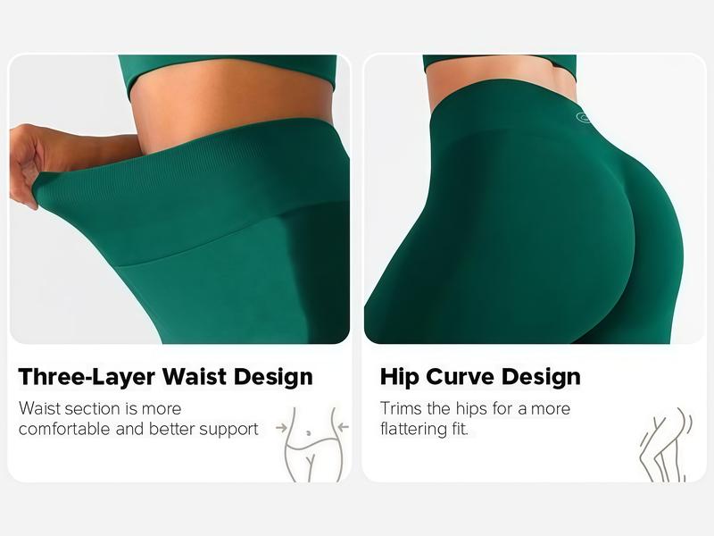 High-Waisted Yoga Pants for Women - Seamless Tummy Control fall Outfits& Butt Lifting Workout Leggings #Parati #GymWorkout #TikTokMadeMeBuyIt #outdoorfun#warmupforholiday#tiktokmademebuyit-1