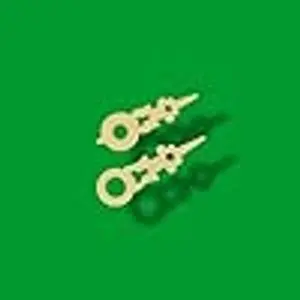 Replacement Hands for Cuckoo Clock, 32mm (1.26inch) & 30mm (1.18inch) Ebony Plastic Clock Hands Part 9.0106.02