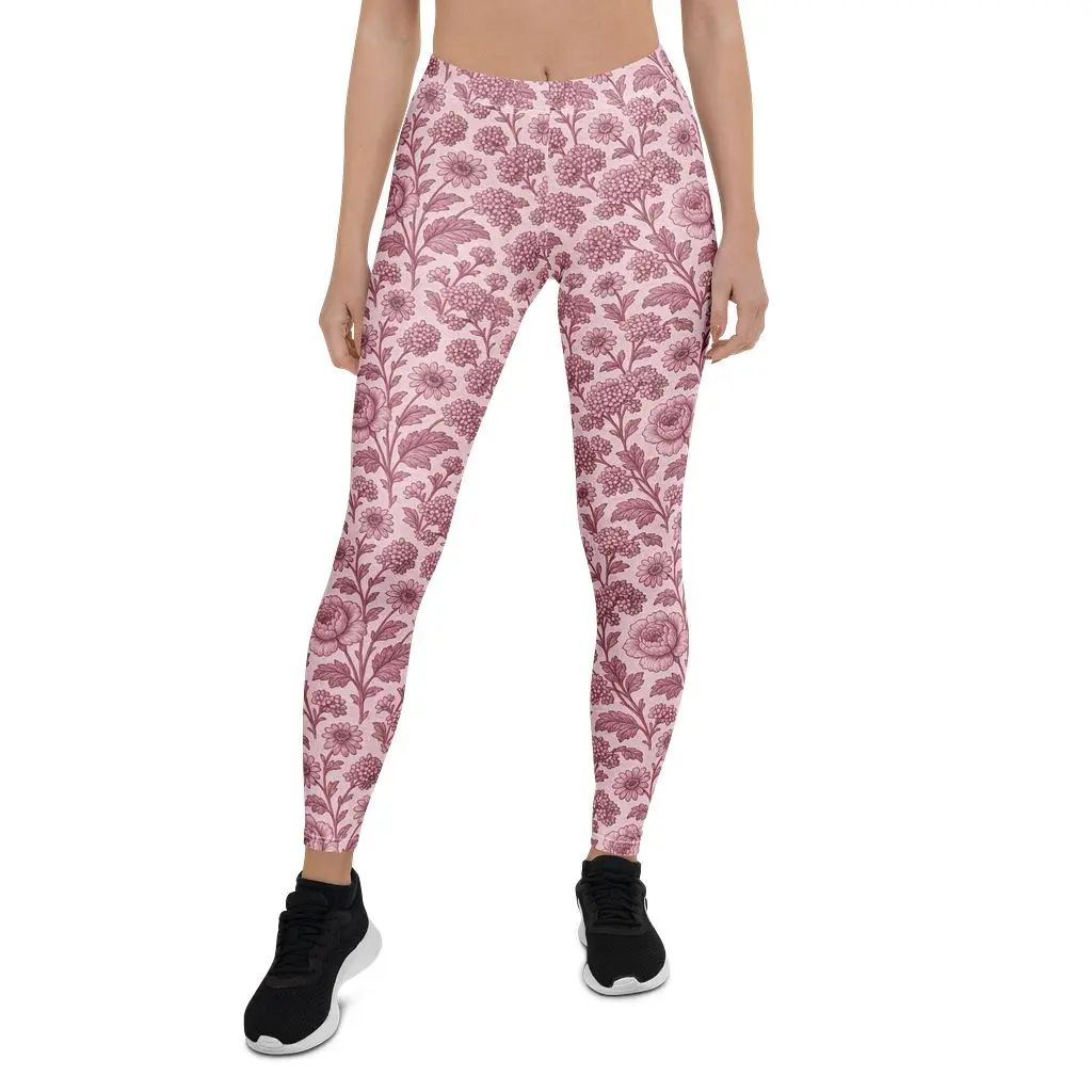 Floral All Over Print Leggings