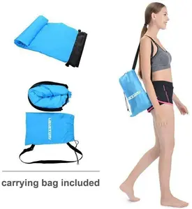 Inflatable Lounger Air Sofa Hangout Couch Bag, Air Chair Water