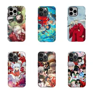 I-Inu.ya.sha & K-Kagome A-Anime Art Phone Case – Retro Manga Protective Cover,for iPhone 17/16/15/14/13/12/11 ProMax Plus for Samsung phones,an excellent gift for friend or fans.