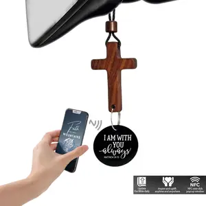 Bible Verse Car Rearview Hanging Cross Ornament, Car Rearview Mirror Cross Pendant, Christian Accessories faith