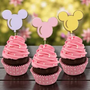 Magical Mouse Designer Cupcake Toppers - Birthdays for all Ages - All Event Types - High-Quality