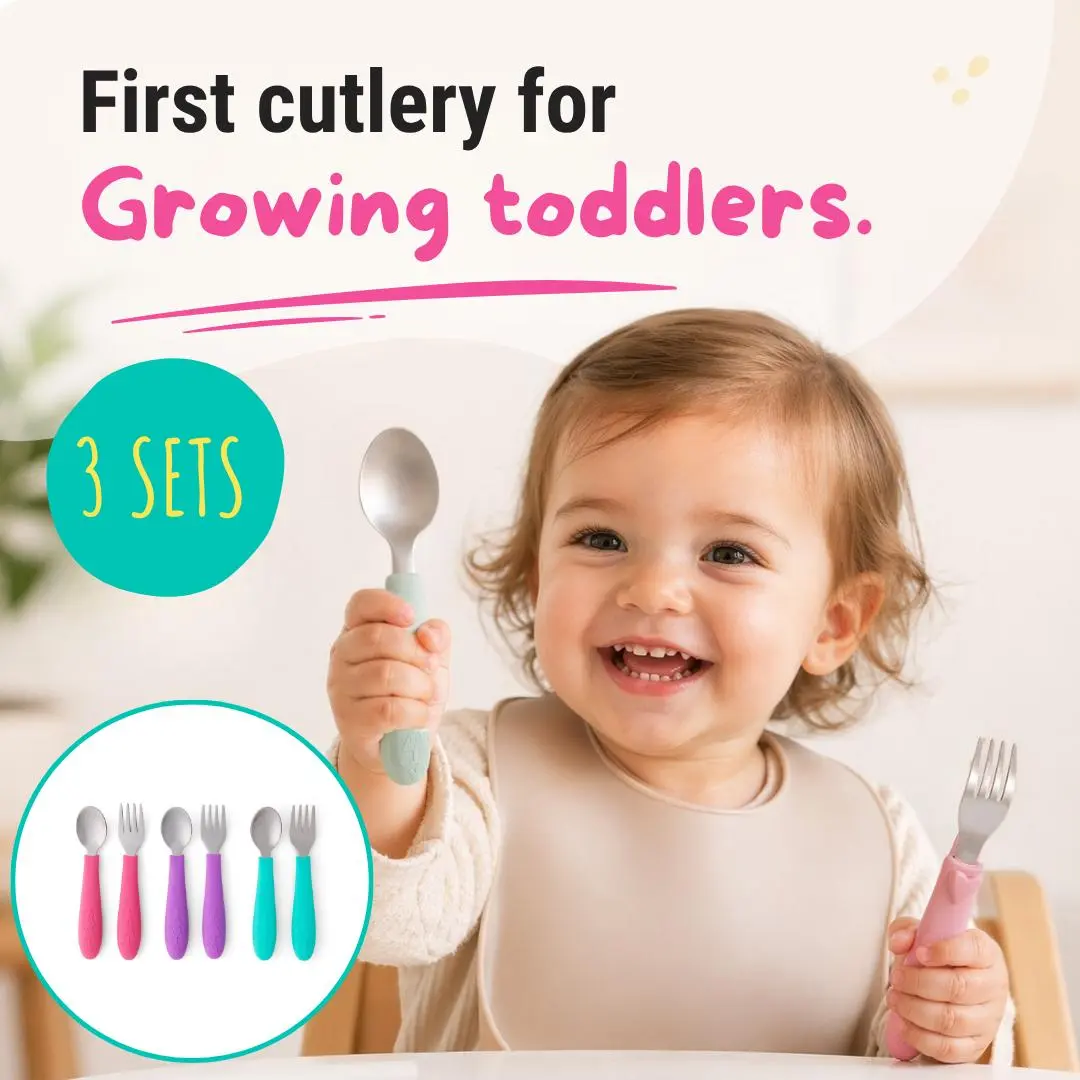 Elk and Friends Cutlery Kids Cutlery, 3 Sets