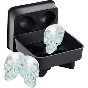 Ice Molds -   Tray With Lid - Easy Fill and Release Ice Maker -  for Parties and Events