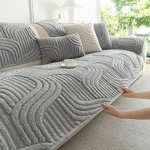Opulent Soft Non-Slip Couch Rug - Pet-Friendly, Airy Chenille Material, Contemporary Vintage Style for Lounge, Sleeping Area, Washable in Machine, Various Sizes Offered, Couch Rug for Lounge, Sleeping Area Comfort, Stylish Home Decor Item.·