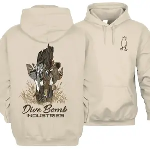 Dive Bomb Industries Hoodie, Mixed Duck hunting Hoodie for, Vintage Waterfowl, Outdoor Hunting Duck Pullover Hoodie bleachs fishing merch florida outfit lee salem trio vaquero cashmere bee eugene texas riot hoodie men cape let polo bundle emo  clothes