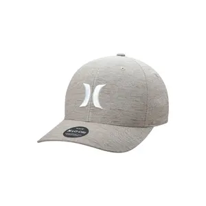 Hurley Mens Baseball Cap - Moisture Wicking Curved Brim Flexfit Fitted Hats for Men with H2O-Dri Sweatband (Sizes: S-XL)