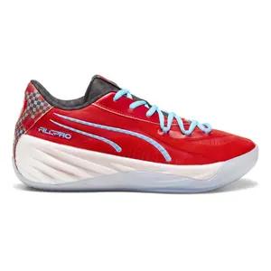 PUMA Mens All Pro Nitro Scoot Basketball Sneakers Shoes - Red