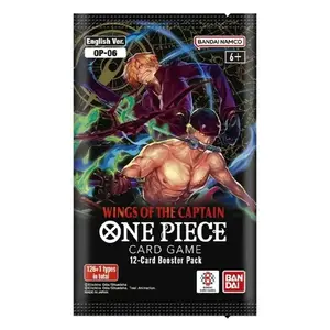 One Piece Game Card Wings Of The Captain OP-06 **6 BOOSTER PACKS**