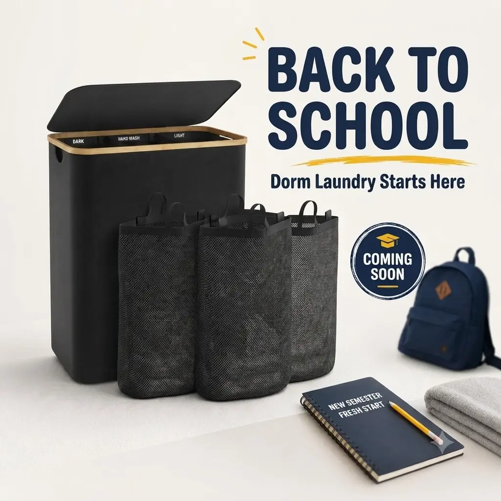 3-Section Foldable Laundry Hamper with Lid - 160L Extra-Large Portable Pre-Sorting Sorter, Laundry Organization Container with Dividers, Storage Rack for Small Apartments, Bedrooms (Toys Storage), Laundry Hampers