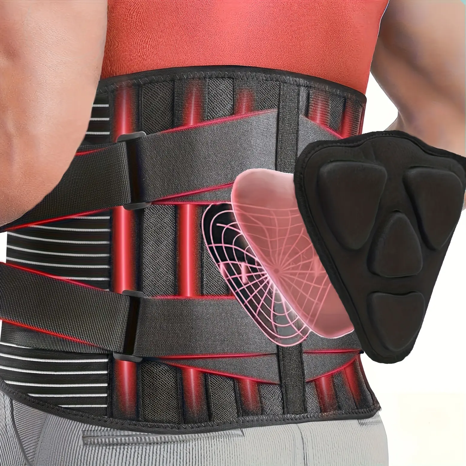 Oversize 5XL Back Brace Support Belt-Lumbar Support Back Brace for Back ...