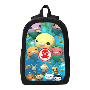 Cartoon Backpack for UNISEX OCTONAUT PRINTED SCHOOLBAG Travel Backpacks