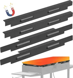Wind Guards for Blackstone 36 inch Griddle,  Wind Screens, Blackstone Griddle Accessories, Fit with Hood, Rear  Cup and Side Shelf, Heat Shield for Side Table, Grilling Gifts, Black