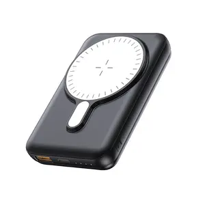 Magnetic solar charging bank -10000mAh-PD20W fast charge, light and portable, outdoor emergency power supply Wireless Battery Pack Smartphone magnetic power bank