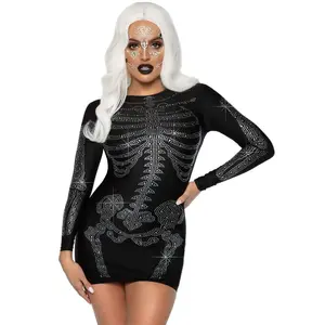 Rhinestone Skeleton Dress