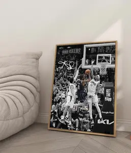Kyrie Irving Basketball Poster High-Resolution Print Sports Poster, Office & Fan Decor, Poster Gifts, Gift For Fan - Unframed