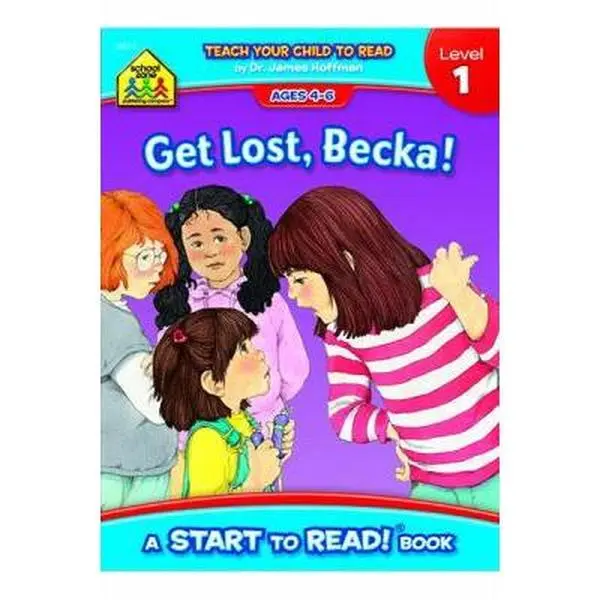 USED-School Zone Get Lost, Becka! Start to Read! Book Level 1: Ages 4 to 6, Rhyming, Early Reading, Vocabulary, Simple Sentence Structure, and More (Start to Read! Book Series) by School Zone (Paperback)