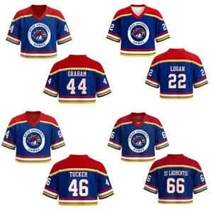 Briar University Hockey Crop Top Jersey, Garrett Graham Briar, Logan, Logan, Di Laurentis, Off Campus Series Retro Hockey Jersey, Perfect Gift for Book Lovers & Hockey Fans