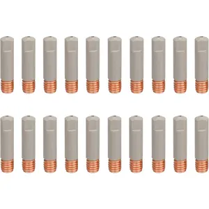 Mig Welder Tips 20-Pack Tips with Non-Stick Coating; .030" Ø0.8mm Contact Tip for Mig Gun MIG Gun,Accessories, Copper (0.030")