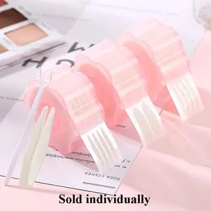 Double-Sided Lace Eyelid Tape Set, Breathable Mesh Design, Invisible Durable Natural Double Eyebrow Makeup Tool, No Fragrance