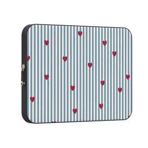 Casely MacBook Laptop Sleeve Case | Love Lines | Blue Stripes