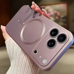 Mag Safe magnetic TPU protective case for iPhone 17Pro Max16 15 14 13 12 11Pro Max with camera lens protector, shockproof soft back cover with Magsafe wireless charging all-inclusive creative personalized mobile ph
