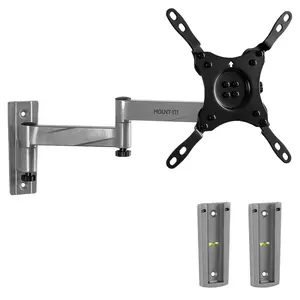 Mount-It! Full Motion Lockable RV and Trailer TV Mount for 22-42 inch TVs with 55 Degree Tilt and 33 lbs Weight Capacity