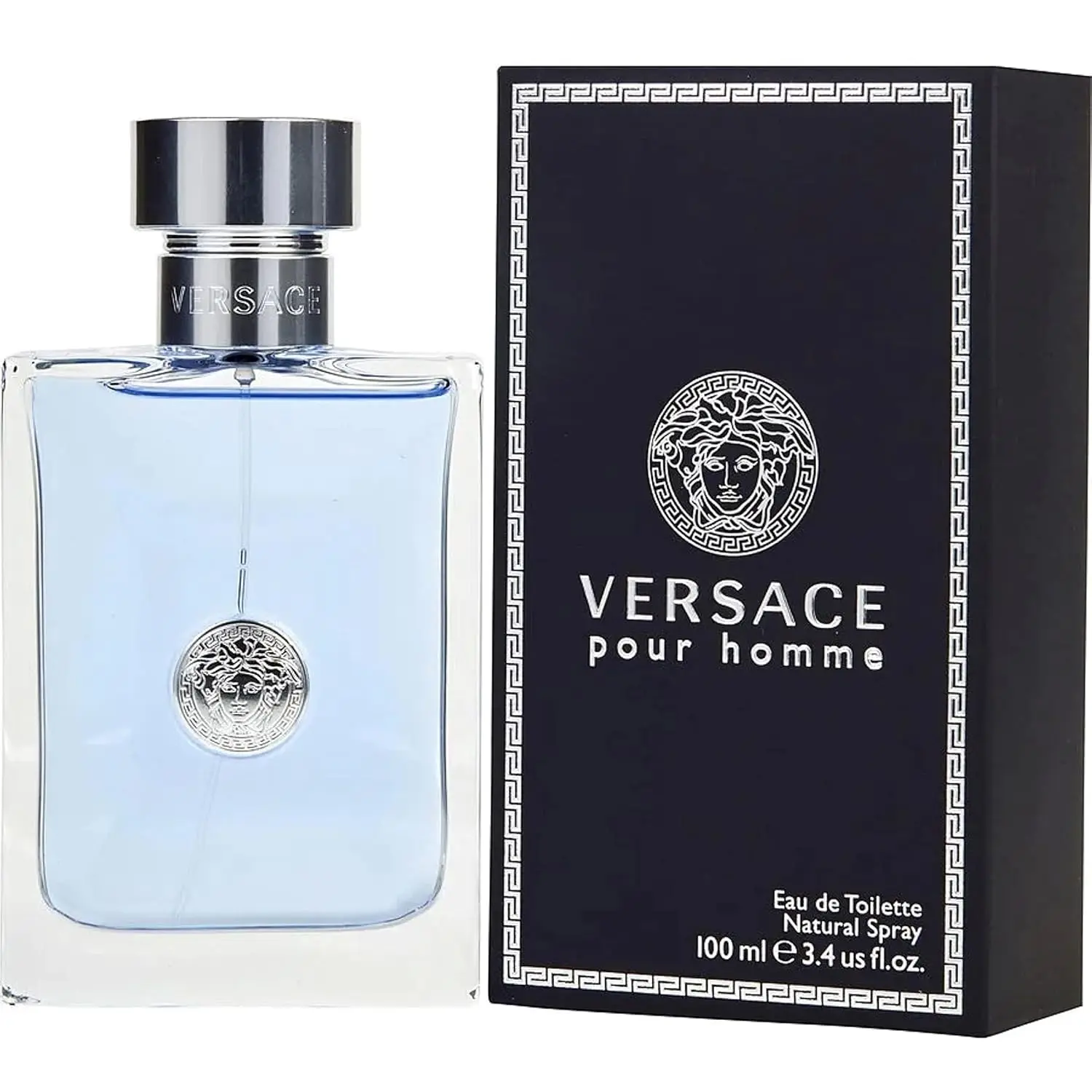 Versace Pour Homme for Men Eau de Toilette Spray, 3.4 Ounce