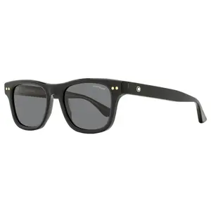 Montblanc Soft Rectangular Sunglasses MB0254S 001 Black 53mm