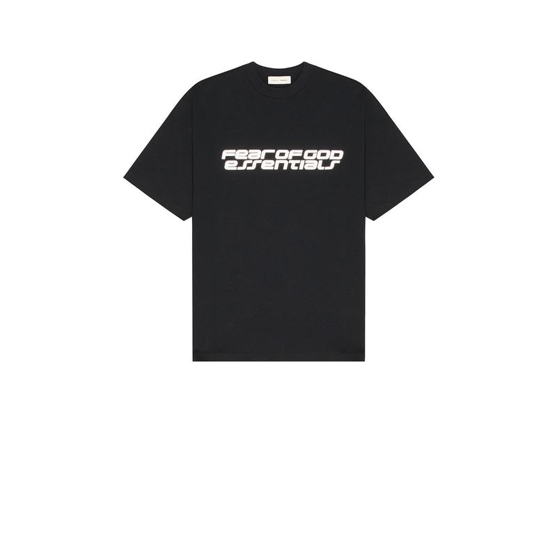 Fear of God ESSENTIALS 90'S Short Sleeve Tee in Vintage Black