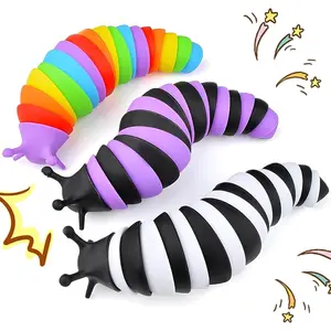 Cevioce Easter Basket Stuffers for Kids 3PCS Slug Fidget Toys for Kids & Adults Children Toddlers Sensory Toys for Kids 3+ Autism Toys Autistic ADHD Travel Toys Teens Gifts for Kids Boys Girls