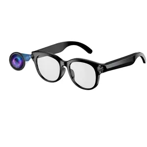 AI Smart Glasses with Camera and Audio， 2MP Anti-Shake Camera Glasses ，for Men Women ，Ai Object Recognition Video Recording Sunglasses  , Real Time Translation ，Ai Voice Control ，Bluetooth Calling