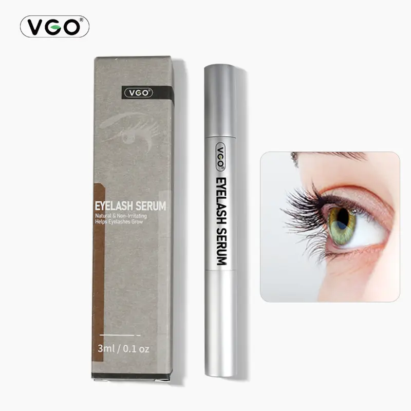 VGO Lash Serum Lash Essential, 3ml / 0.1 FI.Oz. Makeup Cleanser Mascara Cleanser Mascara