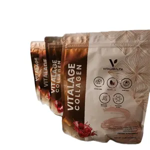 Vitalage Collagen Supplements for Healthier Skin and Hair Edible with Bovine Marino and Caldo de Hueso Peptides for Nutrient Absorption and Bone Health