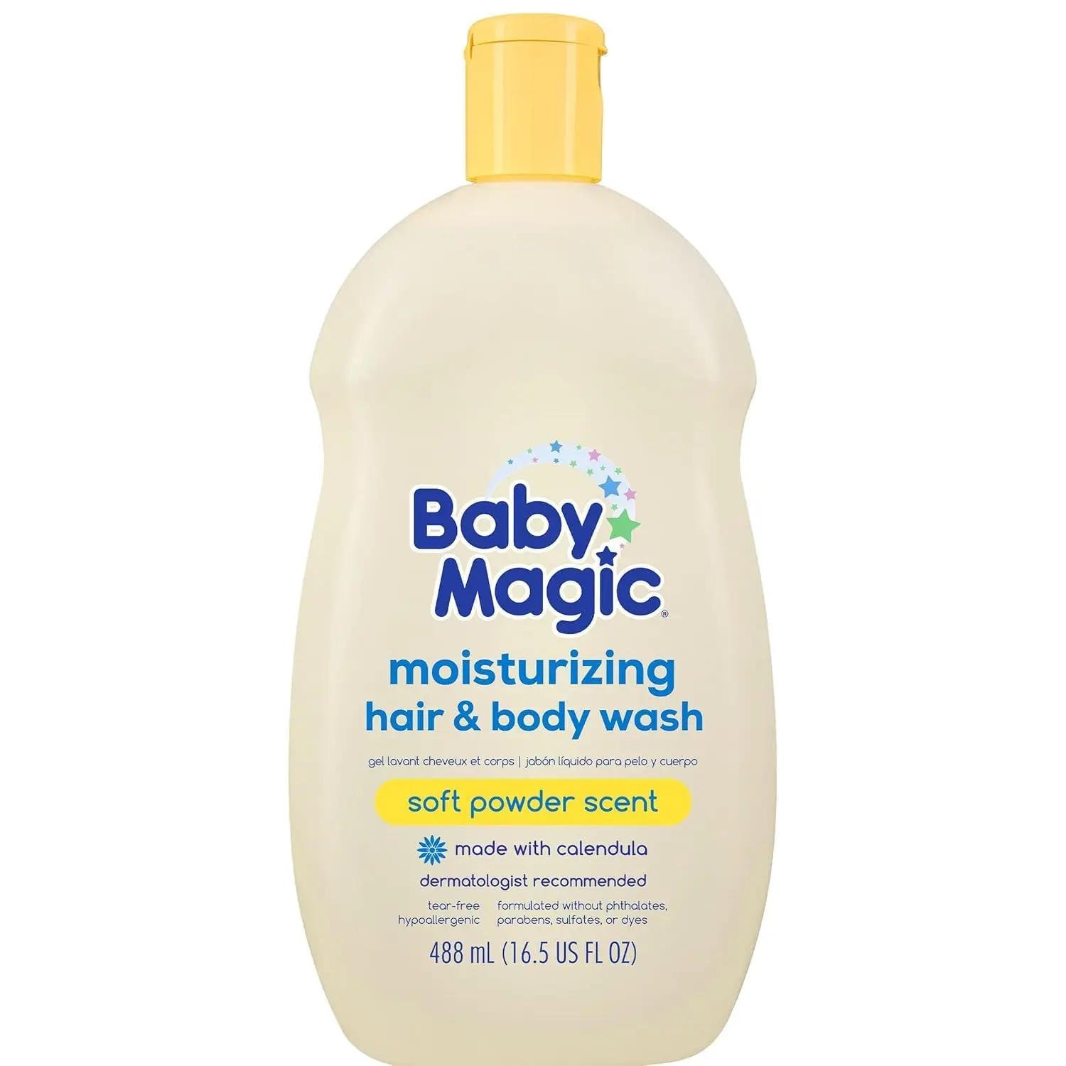Moisturizing Hair & Body Wash, 16.5 Fl Oz | Specially Formulated for Baby's Delicate Skin, Tear-Free, Hypoallergenic, Dermatologist Recommended