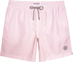 Mens Slim Fit Swim Shorts Swim Trunks 7 inch Quick Dry Mens Bathing Suits with Mesh Lining