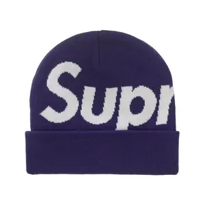 Supreme Big Logo Beanie (FW25) Purple