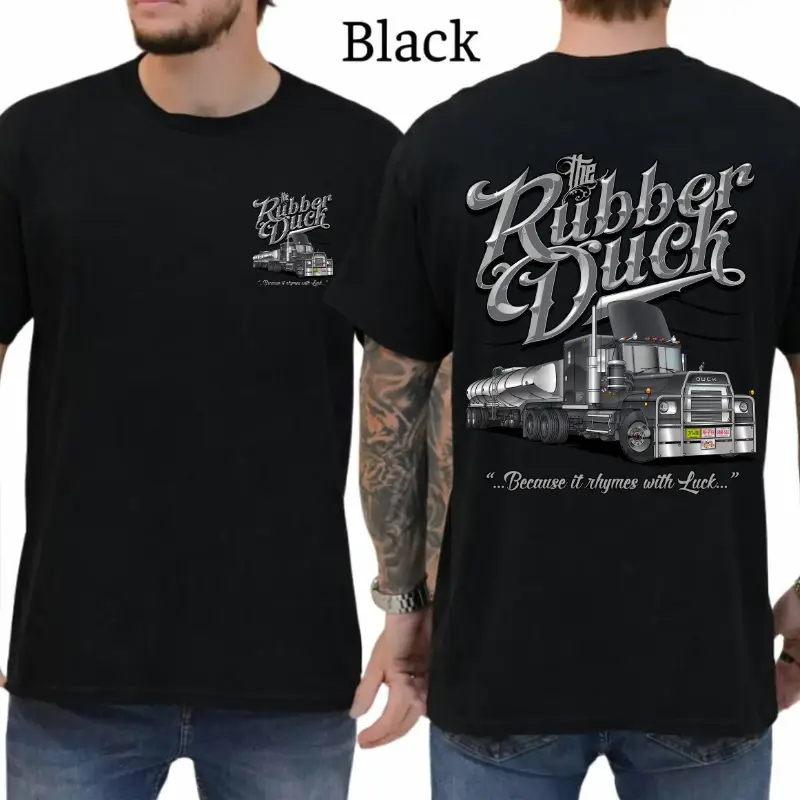 Rubber Duck Mack Truck Shirt, Vintage Convoy Movie Hoodie, Classic Trucker Graphic T-Shirt, Gift For Truck Drivers, MADE IN USA