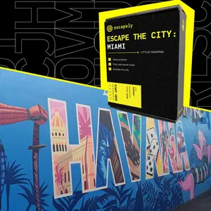 Outdoor Escape Room - Miami - Little Havana - Find Clues & Solve Puzzles - Escapely