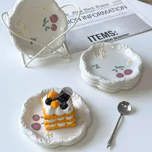 Creative High Aesthetic Ceramic Dinner Plate, Modern Ceramic Dinnerware, Elegant Design for Home Dining, Durable and Stylish Tableware Accessory