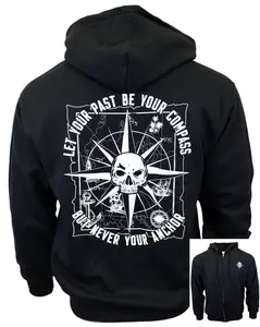 Nautical Compass Unisex Zip-Up Hoodie Nautical Compass Unisex Zip-Up Hoodie