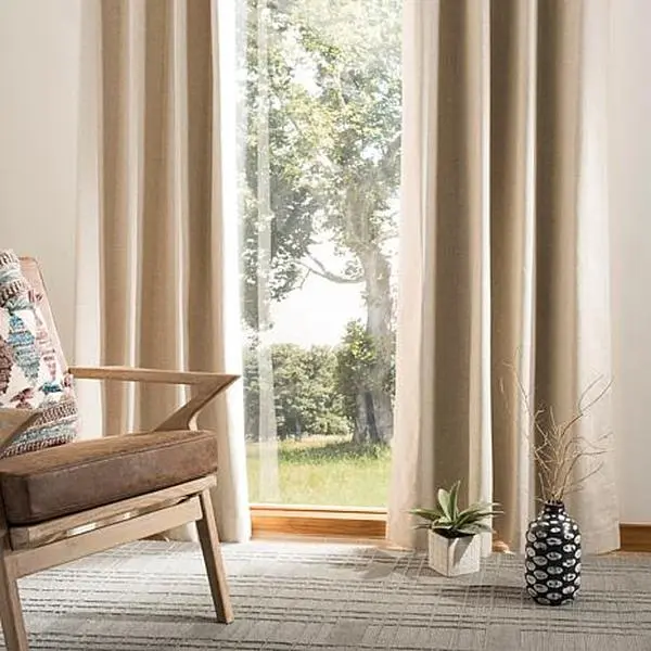 Safavieh Nealonia Window Panel - Ivory - 52" x 96"