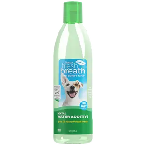TropiClean Fresh Breath Oral Care Water Additive for Pets 16oz