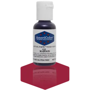 AmeriColor, Maroon, .75 Ounce, Soft Gel Paste Food Color
