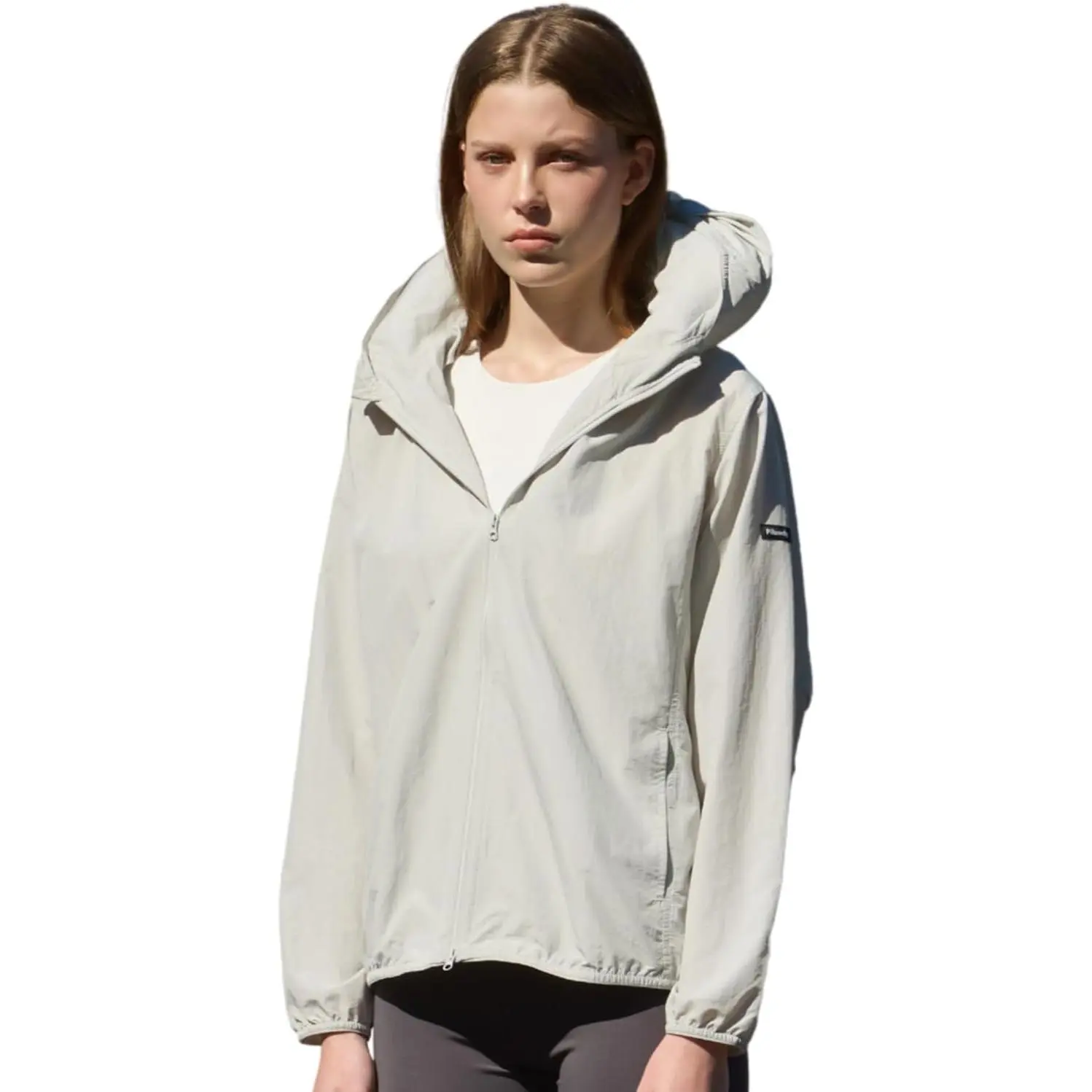 Travel Hoodie with Built-In Inflatable Neck Pillow for Flights